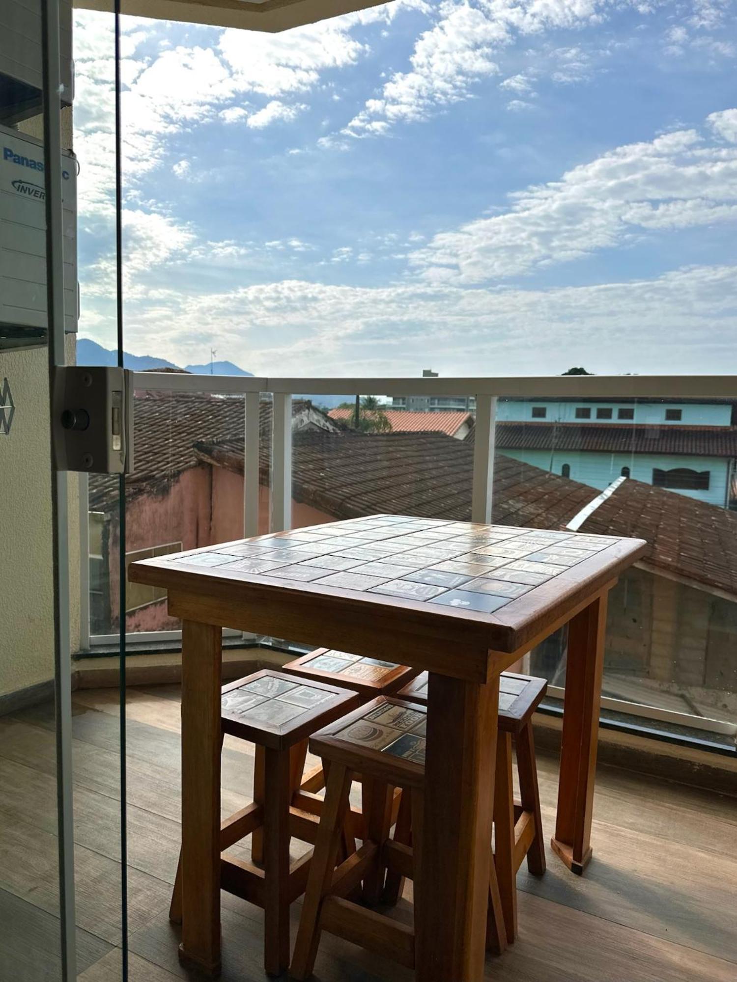 Apto Excelente C/Ar, Varanda Gourmet E Piscina Ubatuba Eksteriør billede