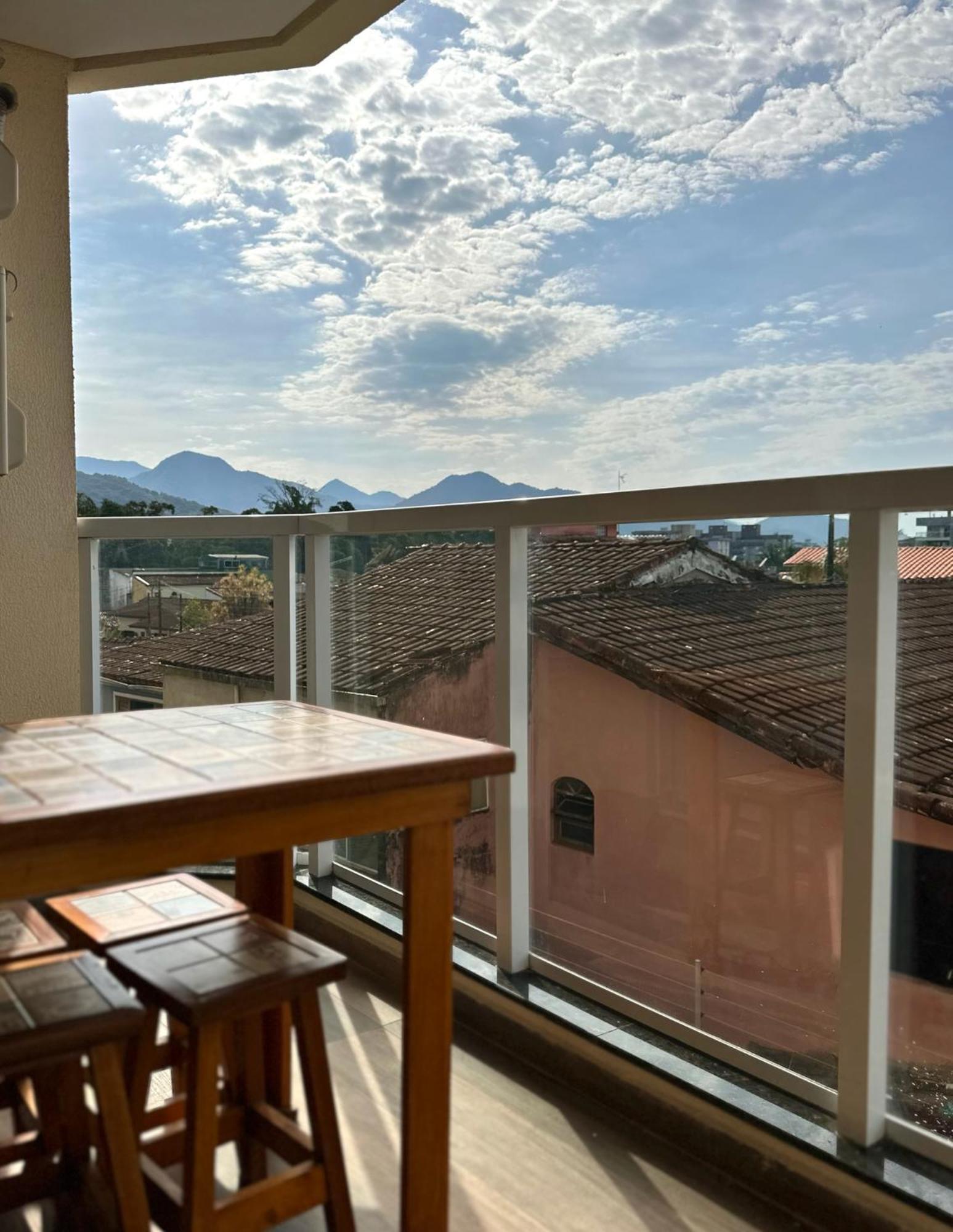 Apto Excelente C/Ar, Varanda Gourmet E Piscina Ubatuba Eksteriør billede